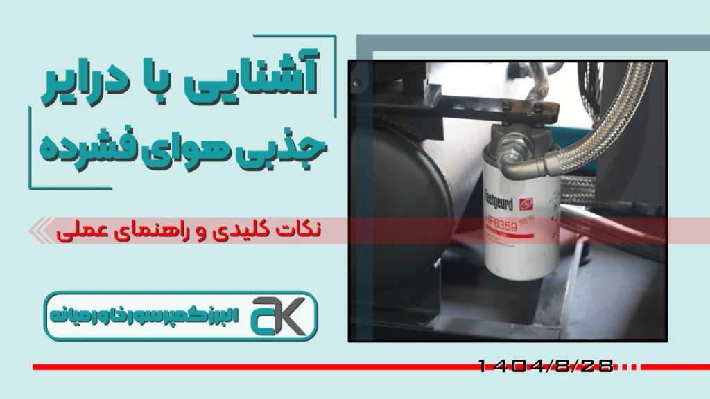 راهنمای جامع آشنایی با درایر جذبی هوای فشرده